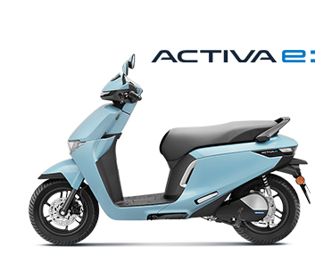 Honda Activa 6G scooter in blue and black