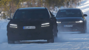 Electric Performance Cars: Genesis GV60 Magma, Hyundai Ioniq 6 N, and Porsche Taycan Spied Together.