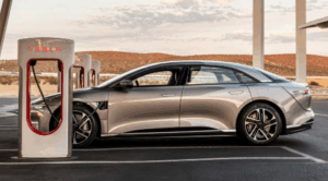 Lucid Air Tesla Supercharger Access