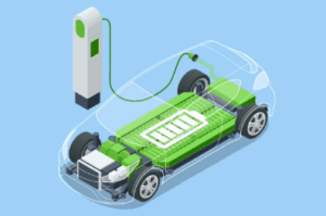 smaller EV battery diagram