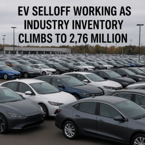 EV selloff as industry inventory climbs to 2.76 million